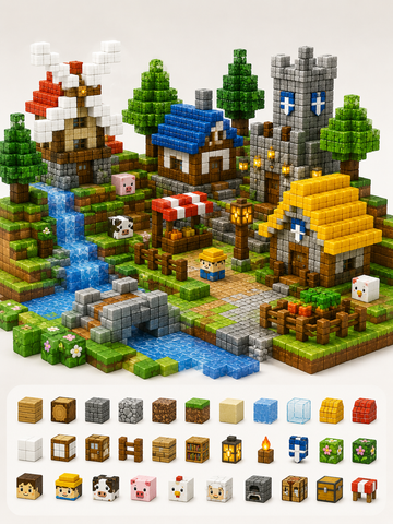 Village Builder Set